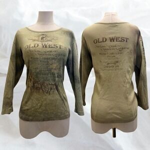 Y2K Western Graphic Tee Size XL Boho Festival Boho 2000s